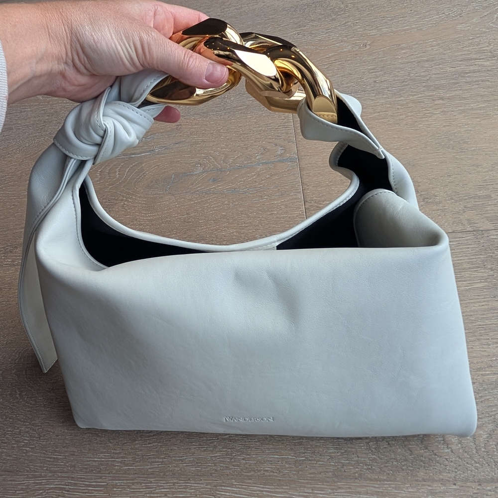 JW Anderson Gold Chain Bag - Bone Color - Picture 3 of 5